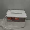 3-Tier Medicine Organizer - Portable Medicine Cabinet with Plastic Handle, Multipurpose Medical Box with Pill Box, Empty First Aid Kit for Home (8.66 x 9.46 x 13.42 Inches)