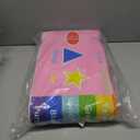 BATATADOCE Alphabet Rug for Classroom - ABC Rugs for Kids Playroom Educational Rug for Learning Alphabet,Numbers,Colors,Season and Animal Words Kids Play Mat for Classroom Bedroom,Pink,4x6 Feet