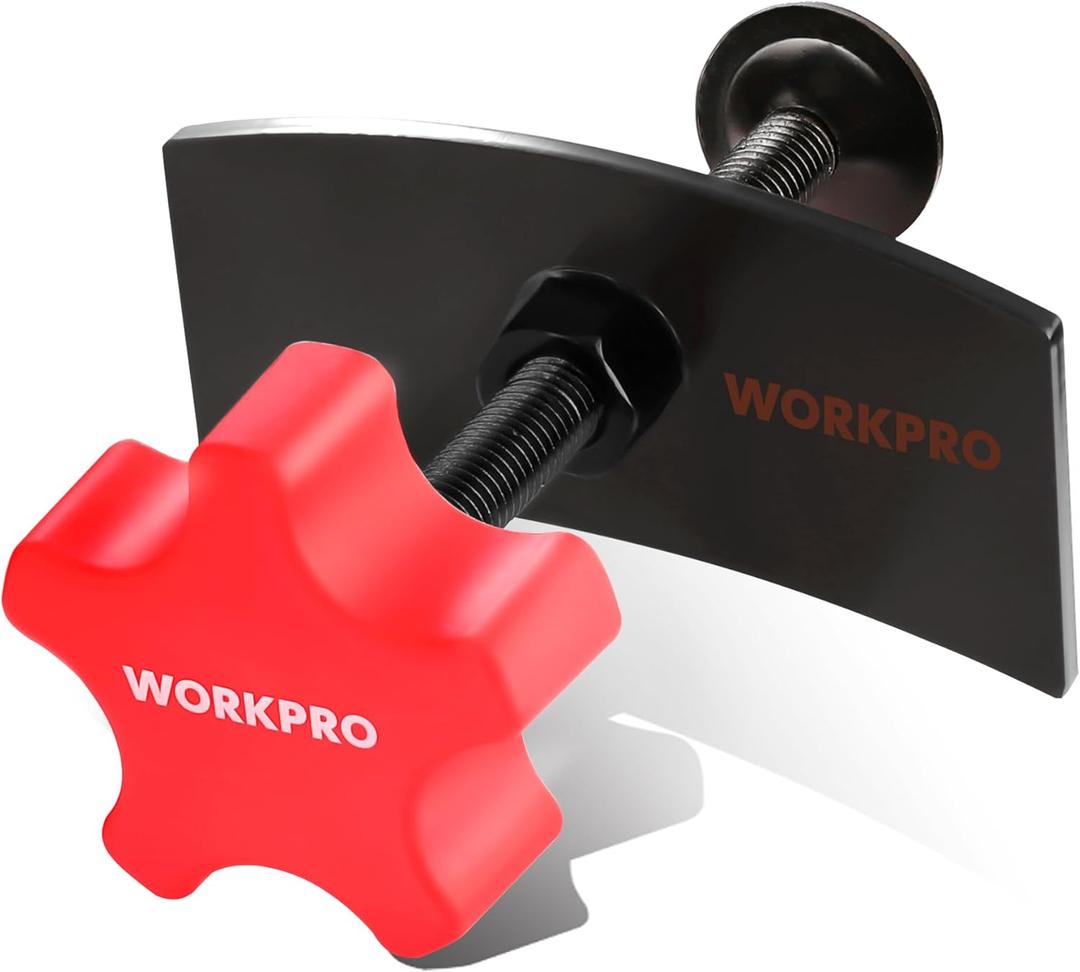 WORKPRO Brake Pad Spreader, Disc Brake Pad Spreader Tool, Brake Caliper Compressor Tool for Compressing Inner Pad, 360 Degree Swivel Joint Brake Piston Compression Tool for Cars & Light Trucks (Standard)