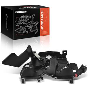 A-Premium Hood Latch Lock Assembly Compatible with Ram & Dodge Vehicles - 1500 2011-2013, Ram 1500 2010, Lt. Duty 4WD/RWD - Front Side, Replace# 4589707AD