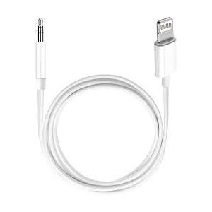 Seulliya (Apple MFi Certified) iPhone AUX Cord for iphone,Lightning to 1/8 Inch Audio Cable,3.3ft, Headphone Jack Adapter Male Aux Stereo Audio Cable Compatible for iPhone 14/13/12/11/XR/X/8/7 (White)