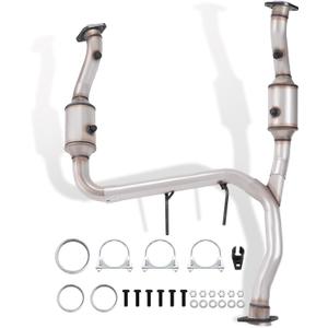 2-PC Left and Right Catalytic Converter Kit Compatible with F150 2015 2016 2017 2018 2019 2020 3.5L V6 Turbocharged, Reference OE: 52605 645146 645168 645169, EPA Compliant