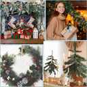 Kasyat 48 Set Christmas Employee Appreciation Gifts Bulk Acrylic Hanging Ornament Flat Lantern Ornament for Xmas Trees Coworker Nurse Teacher Volunteer Gift with Thank You Card(Be Proud Sign)