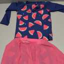 Snowheart Girls Rash Guard Swimsuit Set Long Sleeve Bathing Suit Two Piece 5-6 Years