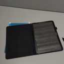 Case for iPad 10.9 inch 2022 (iPad 10th Generation Release A2696 A2757 A2777), Slim Leather Folding Stand Full Protective Cover Case,with Stylus Pen,Screen Film (Black)