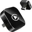 Wireless CarPlay Adapter, 2026 Upgraded Wired to Wireless for Apple CarPlay & Android Auto, Mini USB Design Car Play Adapter with Type-C Extension, Plug and Play, Stable Connection & No Latency