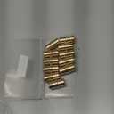 12 Pack Brass 3/4" Pex Coupling,Straight Coupling Fittings for PEX Tubing Pipe, 3/4”PEX-12PCS