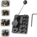 Metal Wire Bending Jig Set with Adjustable Dies, Metal Wire Jewelry Making Tools, Ring Bender Maker Tool Kit, for DIY Rings, Bending Metals, Jewelry Making,A Plastic