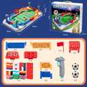 COUOMOXA Soccer Board Game for Kids: Mini Foosball Table Game - Interaction Soccer Toys for 3 4 5 6 7 8-12 Year Old Indoor Family Playroom Party - Perfect Birthday Sports Gift for Boys Girls