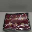 Christmas Balls Ornaments, 12 Pcs Red Bulk Flocked Ornaments, Multicolor Xmas Tree Decorations for Christmas Tree Holiday Wreath Garland Decor (Burgundy Red, 3.15 Inch)