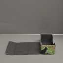 for MTG Commander Deck Box,Card Deck Box for Trading Yugioh MTG,Fits 100 Double Sleeved Cards,PU Leather Strong Magnet Case for Magic Commander TCG CCG,Green Black Cat