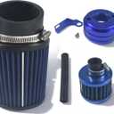Air Filter 62mm&12mm Kit for Predator 200cc 212cc 224cc196cc for honda GX160 GX200 for Coleman CT200U CT200U-EX KT196 6.5Hp Engine Mini Bike Go Kart Blue