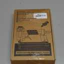 KEENTECH Pneumatic Staple Gun 22 Gauge, Air Upholstery Stapler with 3765pcs 3/8" Crown Staples 1/4"-5/8", Ready-to-Use Air Staple Gun with Staples, Safety Trigger, for Wood Furniture Fabric Leather (Silver)