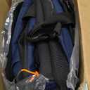 Searock 45L Gym Bag for Men, 3-In-1 Duffle Bag Backpack for Travel, Sports Duffel Bags for Gym Workout, Weekender Overnight Bag with Shoe Compartment, Wet Pocket, Navy Blue