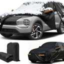 Cover for Mitsubishi Outlander, Winter Cover for Subaru Outback 2015-2024, Thickened Covers for Outlander, Custom Fit Outlander Covers 2005-2025, Snow Hail Dust Sun Protection with Door Zipper