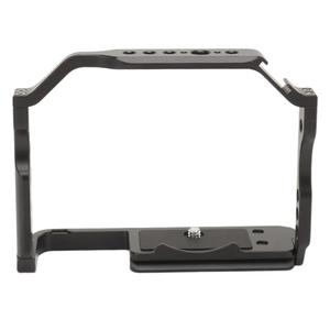 Qiilu Camera Video Cage for R10 Aluminum Alloy Protective Film Movie Making Camera Rig with Arca Type QR Plate Cold