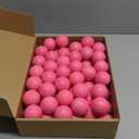 Shappy 72 Pcs Inspirational Stress Relief Balls Motivational Stress Ball Encouraging PU Bulk Balls for Adults Small Therapy Fidget Relief Toys for Valentines Gifts (Pink)