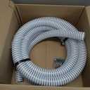 Sealproof 1.25" (32mm) Pool Filter Pump Connection Hose for 1-1/4 Inch Above Ground Pools and Intex Systems, 20 FT Premium Quality PVC Made in USA | Cut to Desired Length, Includes 4 Hose Clamps