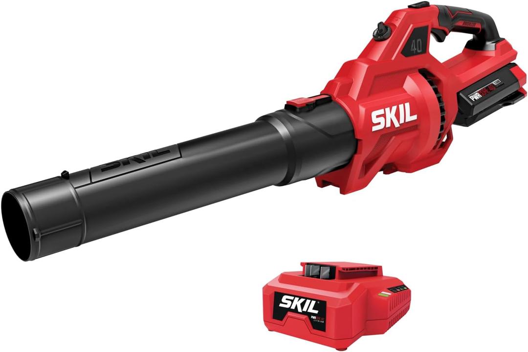 SKIL 40V 460CFM Leaf Blower Kit Including 2.0Ah Battery and 60W Charger-BL0460C-11