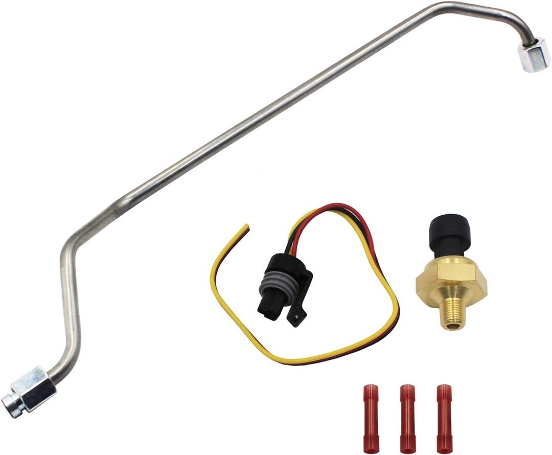 Exhaust Back Pressure EBP Tube Sensor & Wire Replacement for 1994-1997 FORD 7.3L Powerstroke Diesel - Exhaust Back Pressure Tube