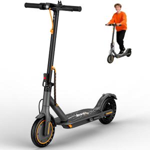 Electric Scooter for 7.8"-9.4" feet, 350W Motor, Max 15 Miles Range
8.5" Solid Tires, Lightweight Foldable Scooter with Dual Braking System