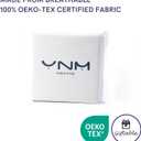 YnM Exclusive Cotton Duvet Cover for Weighted Blankets with 16 Strings (Dark Grey, 48"x72")