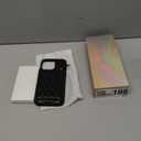 LAMEEKU Compatible with iPhone 16 Pro Max Wallet Case with Card Holder, Quilted Leather Crossbody Zipper Case for Women for iPhone 16 Pro Max 6.9'' Black