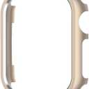 My Pretty Strap XOXO Protective Case for Apple Watch  Luxury Matte Metal Cover for Women, Scratch-Resistant  Compatible with Apple Watch 38/40/41/42/44/45/46/49mm Gold, Rose Gold, Silver, Champagne (Starlight)