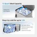 Ice Machine for Knee After Surgery, Cold Therapy Machine with Programmable Timing, Quiet Pump, Portable Knee Replacement Surgery Recovery System for Pain Relief, Easy to Use