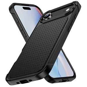 ShukZinfeo Compatible for iPhone 17 Air Case 2025 6.5" Slim Matte TPU + PC Protective Shockproof Anti-Scratch Plastic Hard Cover Millitary-Grade for iPhone Air Phone Case Black