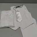 Toddler Boys Suit Kids Formal Dresswear Prom Tuxedo Children's Slim Fit Suits (5T, White 5pc)