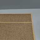 CRUGLA Kitchen Rugs and Mats Non Skid Washable Sets of 2Absorbent Standing Runner Rugs for Floor, Kitchen, Bathroom, Bedroom, Living Room - Beige (47x17+29.5x17inch)