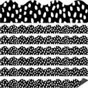 48 Pcs White Painted Dots Magnetic Bulletin Board Borders Magnetic Borders for Classroom Whiteboard Chalkboard Classroom Borders Bulletin Board Trim for School Classroom Offices Decorations