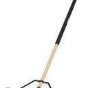 Harper 24 Inch Indoor Smooth-Surface Push Broom with Flagged Bristles for Sand, Saw Dust, Wood Shavings and Pet Hair in Garages, Warehouses, and Workshops