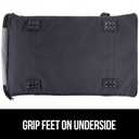 GORILLA GRIP Cat Carrier Travel Bag Up to 15 Lbs, Soft Collapsible Small Dog Carriers, Top and Side Entry Breathable Mesh, Grip Feet on Underside, Cozy Washable Waterproof Pad, Portable Kennel, Gray (17.0"L x 11.0"W x 11.0"H)