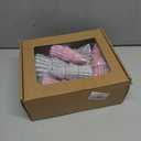 6Pcs Pink Christmas Decor, Tabletop Pink Christmas Tree for Christmas Decorations Xmas Centerpiece for Table Mantel Home Decor