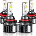 Compatible For Dodge RAM 1500 2500 3500 High Low Beams Light Bulbs 2009 2010 2011 2012 2013 2014 2015 2016 2017 2018 2019 2020 2021 2022 2023, 6500K White, 500% Brightness, for Off-Road Use Only, 4PCS