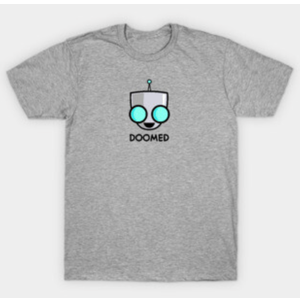 Doomed Funny T-Shirt T-Shirt, size L