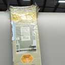 Cordless Light Filtering Mini Blind - 45 Inch Width, 64 Inch Length, 1" Slat Size - Pearl White - Cordless GII Morningstar Horizontal Windows Blinds for Interior by Achim Home Decor