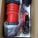 X-BULL Winch-10000 lb. Load Capacity Electric Winch Kit -12V Synthetic Rope Winch, Waterproof IP67 Electric Winch with Hawse Fairlead, with Wireless Handheld Remote and Corded Control Recovery