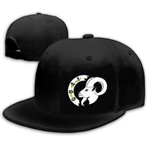 Chef Hat for Men Snapback Hats Funny Flat Bill Hat for Boy Women Adjustable Snap Pack Baseball Cap Black (Black)