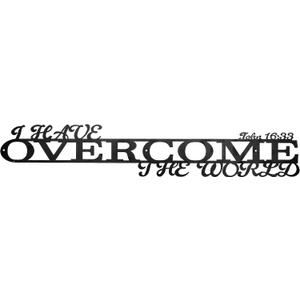 Spiritual Spaces Durable Thick Metal Wall Decor - Spiritual Bible Quotations, Glossy Black Powder Coating, Water-Resistant - Robust and Long-Lasting, Ideal for Indoor & Outdoor Use, Uplift Your Spirit