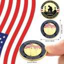 20 Pcs Military Challenge Coins Veteran Thank You for Your Service Coins Veterans Day Gifts Military Challenge Gifts Bulk for Men Women Presents(Simple)