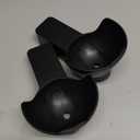 Maxonar Wall Mount, (2 Packs) Ech0 P0p Wall Mount Speaker Holder No Screws No Drill Needed Cable Hidden Storage Compatible with Google Nest, Ech0 P0p- Black