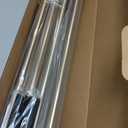 Ivilon Window Curtain Rod End Cap - 1 inch Pole. 120 to 240 Inch. Warm Gold