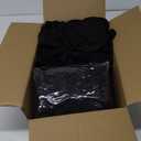 8-Pack 24"x43" Black Round Cocktail Table Skirts | Stretch Spandex Fitted Tablecloths | Stain-Resistant, Wrinkle-Resistant, and Machine Washable for Bars, Weddings, Parties, and Banquets