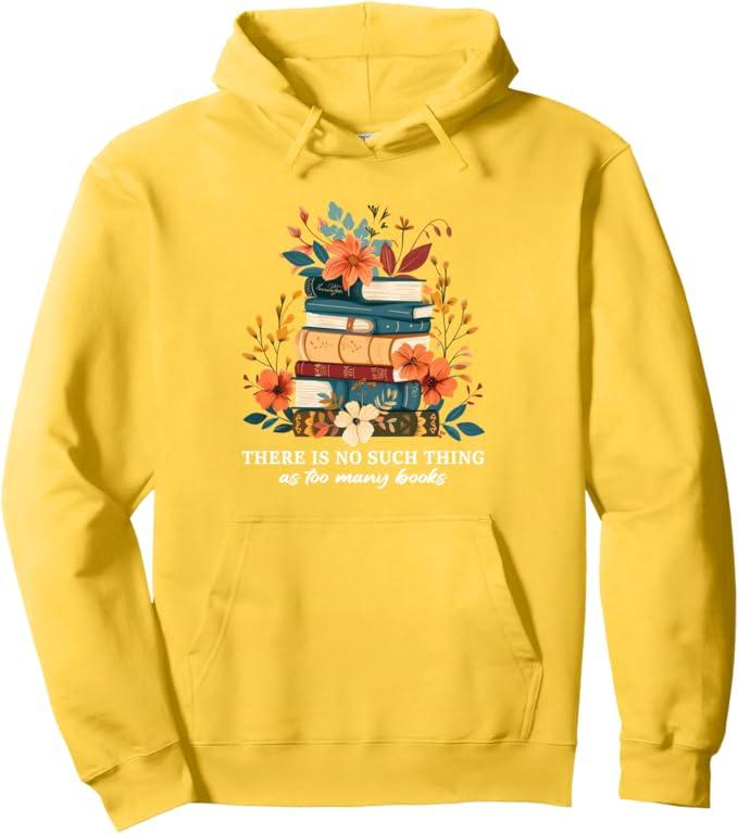 Book Lover Librarian Reading Library Readers Pullover Hoodie L