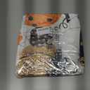 Horaldaily Halloween Tablecloth 60x104 Inch Rectangular, Jack-O-Lantern Pumpkin Cobweb Scary Themed Washable Table Cover for Party Picnic Dinner Decor (White)