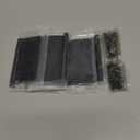 Goldenwarm Door Hinges Interior & Exterior Door Hinge 4 Inch 6Pack Matte Black with Square Corners
