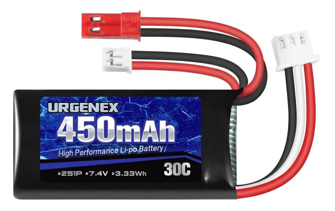  Batería Lipo De 7.4v 2s 30c 450mah